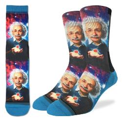 Chaussettes longue fantaisie Albert Einstein