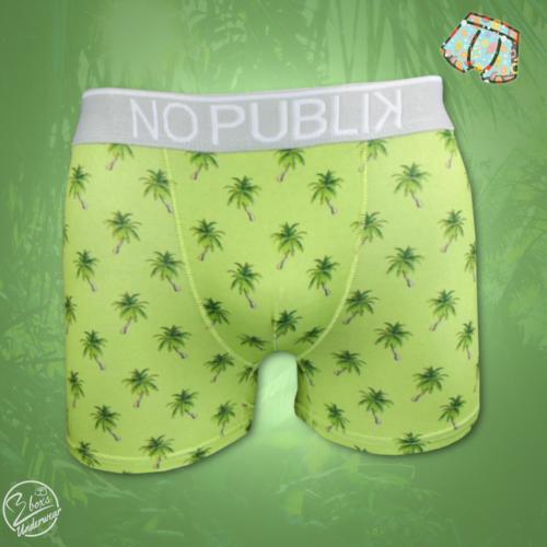 Boxer NoPublik |Motif Palmiers Green &#127796;