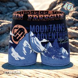 Boxer Freegun | Motif Montagne Hivers &#127956;&#65039;