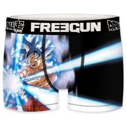 Boxer Fantaisie Freegun DBZ Super Saiyan Bleu