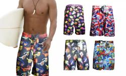 Short de bain Fullup fantaise motif surf