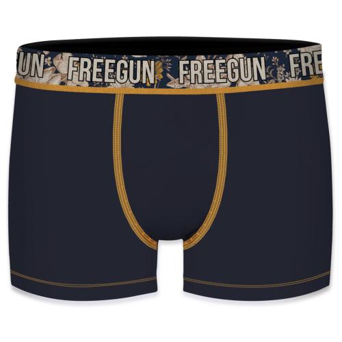Boxer Fantaisie Freegun soft coton bio Flowers 2