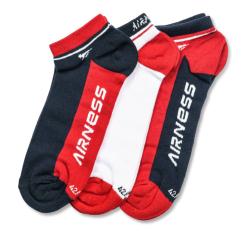 3 CHAUSSETTES - TIGE COURTE - AIRNESS - COLOR