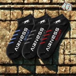 3 CHAUSSETTES - BLACK AIRNESS