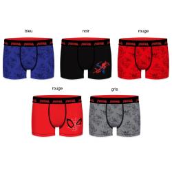 coffret 5 Boxers fantaisies enfant Spiderman