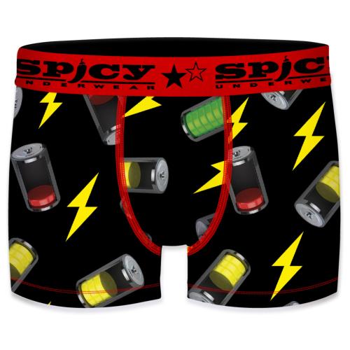 Boxer Spicy |motif Batterie | &#9762;&#65039;