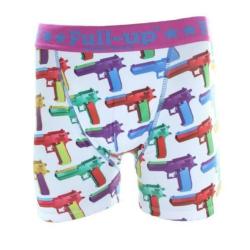 Boxer fantaisie enfant Fullup motif Guns colors 