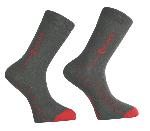 Chaussette homme pierre cardin rayure rouge