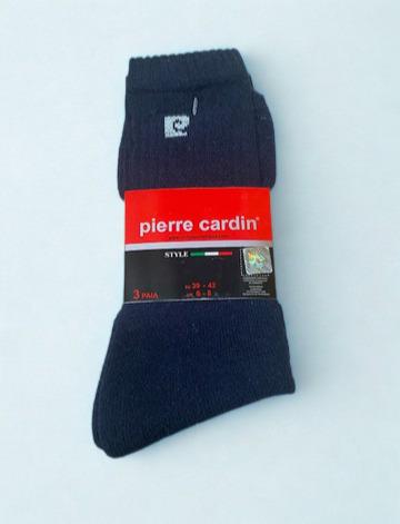 3 Chaussettes  de tennis Pierre Cardin Bleu