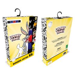 coffret 5 Boxers fantaisies enfant Looney tones