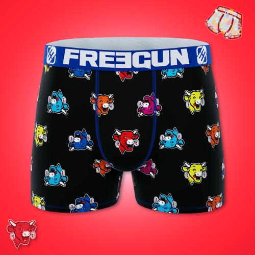 Boxer Freegun| Motif Vache qui rit