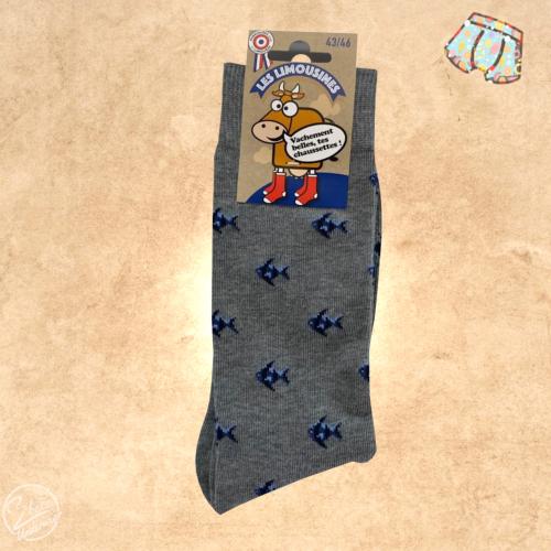 Chaussettes Les Limousines Poissons