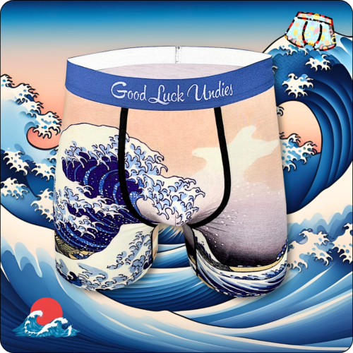 BoxerGood Luck Undies| Kanagawa 🤩