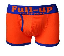 boxer fullup fantaise coton couleur orange