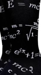 Chaussettes fantaisie E=MC²