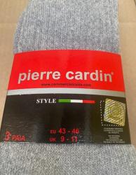 3 Chaussettes Pierre Cardin Gris