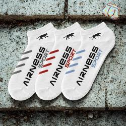 3 CHAUSSETTES - WHITE AIRNESS