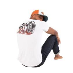 T-shirt VONDUTCH | LIVE FAST WHITE