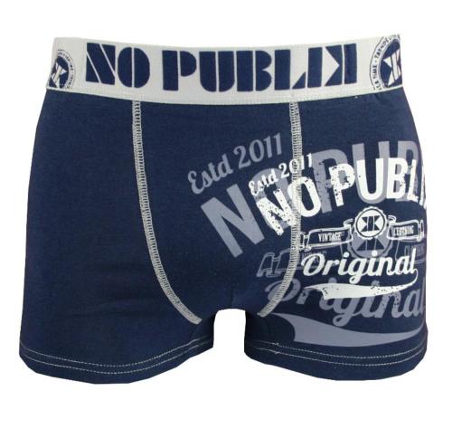 Boxer homme Nopublik original bleu en coton