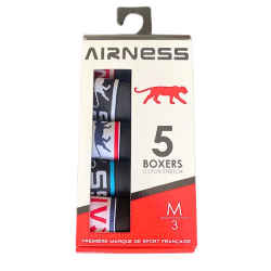 5 Boxers en Coffret Airness | PRO AIRNESS UNI