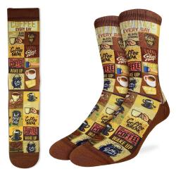 Chaussettes longue fantaisie Coffee