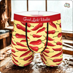 Boxer Good Luck Undies| Hot Peppers 🌶️
