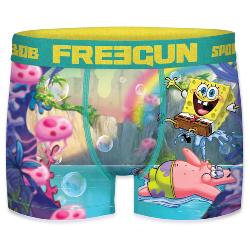 Boxer enfant Freegun Bob l'eponge Arc-en-ciel