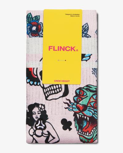 Chaussettes Flinck motif Jokers Ink