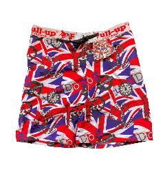 Short de bain Fullup fantaise motif anglais