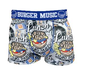 boxer homme twinday motif burger 