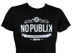 T-Shirt NOPUBLIK COTON NOIR VINTAGE