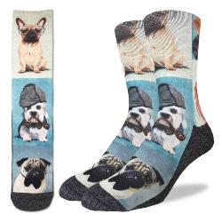 Chaussettes longue fantaisie Dashing Dogs