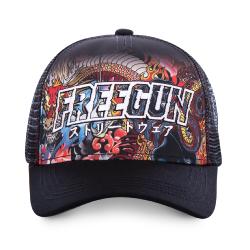 Casquette Freegun  motif Japon