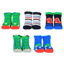 Lot 5 Chaussettes enfant Dinosaure