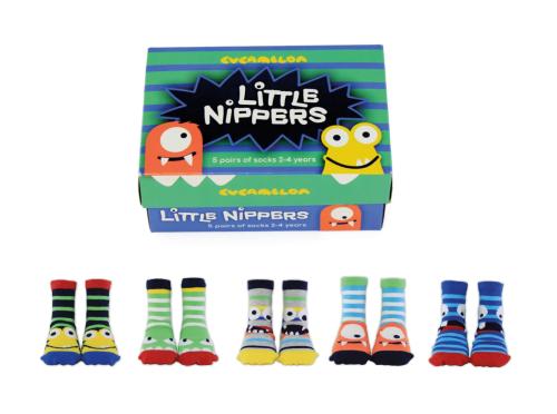 Lot 5 Chaussettes enfant Monstre