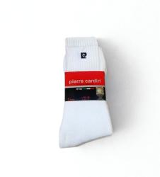 3 Chaussettes  de tennis Pierre Cardin Blanc