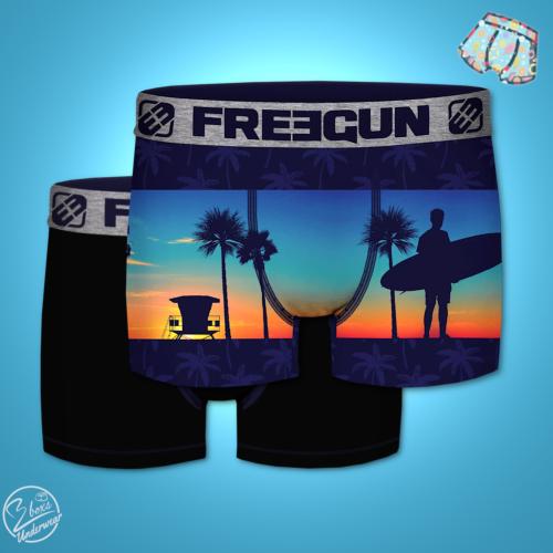 Duo| Boxers Freegun |Motif Surf