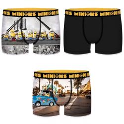 3 Boxers fantaisies enfant MinIons 2