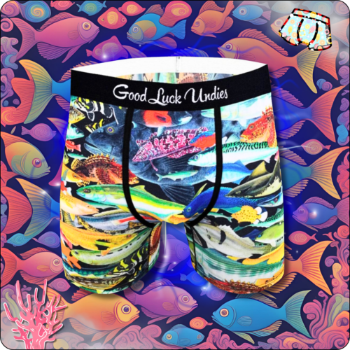 Boxer Good Luck undies |Fish 🐠