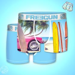 Duo| Boxers Freegun |Motif Plage