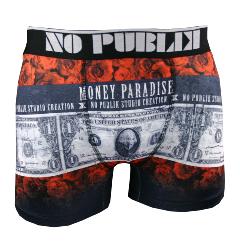 NoPublik Boxer Homme motif money paradise