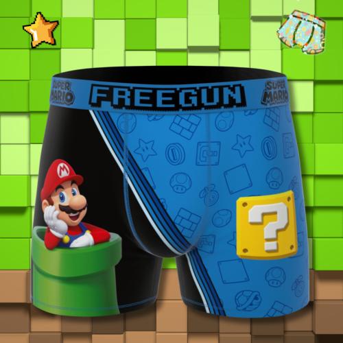 Boxer Homme |Freegun |Super Mario  Bis 🍄