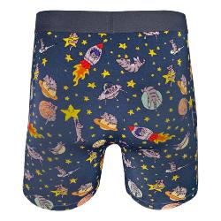 Boxer Good Luck undies |Space cats