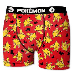 Boxer Enfant Motif pika red