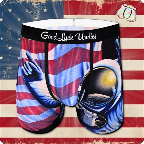 Boxer Good Luck Undies |Space usa