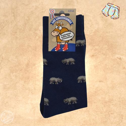 Chaussettes Les Limousines Hippopotame