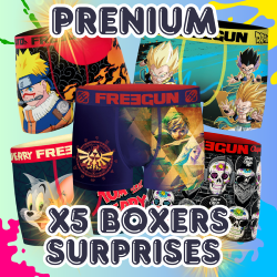 Lot 5 Boxers  Freegun Prenium | Motif Surprise &#10068;