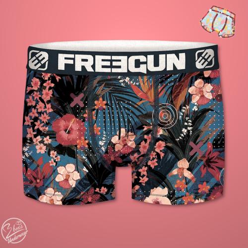 Boxer Fantaisie Freegun Exotique fleurs &#127802;