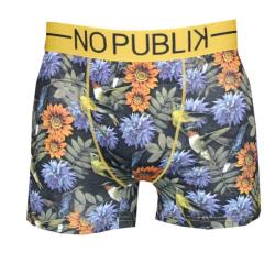 Boxer NOPUBLIK motif flowers birds