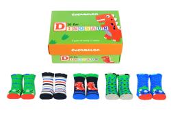 Lot 5 Chaussettes enfant Dinosaure